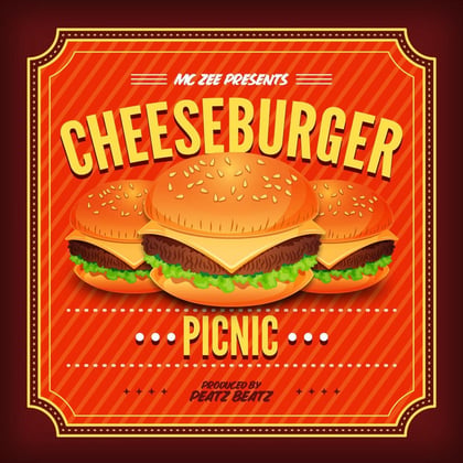 Cheeseburger Picnic album by MC Zee - Drum and Bass Cover Art