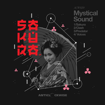 Sakura album by Mystical Sound - Drum and Bass Cover Art