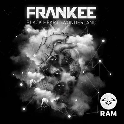 Black Heart / Wonderland album by Frankee - Drum and Bass Cover Art