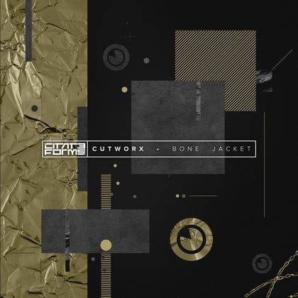 Bone Jacket album by Cutworx & Safire - Drum and Bass Cover Art