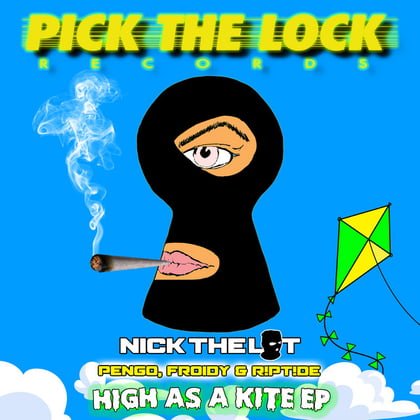 High As A Kite EP album by Nick The Lot - Drum and Bass Cover Art