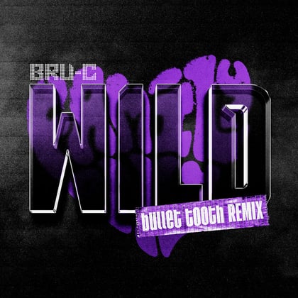 Wild (bullet tooth Remix) album by Bru-C - Drum and Bass Cover Art