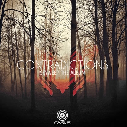 Contradictions album by Skyweep - Drum and Bass Cover Art