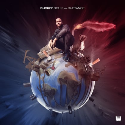 SCUM album by Sustance & Duskee - Drum and Bass Cover Art