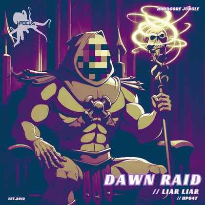 Liar Liar album by Dawn Raid - Drum and Bass Cover Art