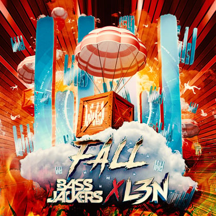 Fall album by Netsky, Bassjackers & L3N - Drum and Bass Cover Art