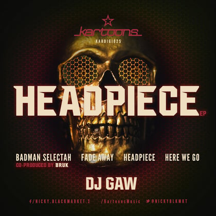 Headpiece album by DJ Gaw - Drum and Bass Cover Art
