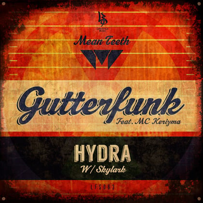 Gutterfunk album by Mean Teeth - Drum and Bass Cover Art