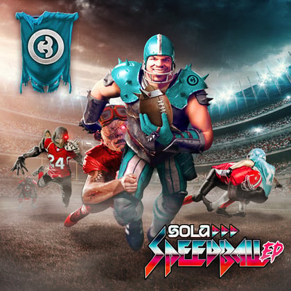 Speedball EP album by Sola, Minor Flux & Kit Rice - Drum and Bass Cover Art