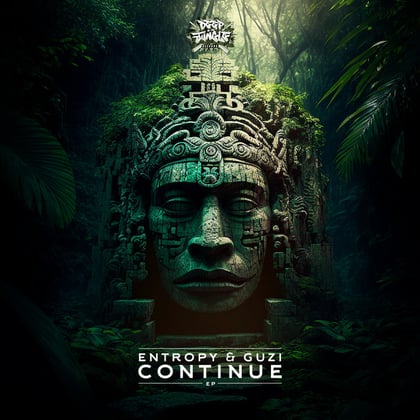 Continue EP album by Guzi - Drum and Bass Cover Art
