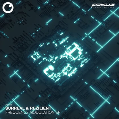 Frequency Modulation EP album by Surreal & Rezilient - Drum and Bass Cover Art