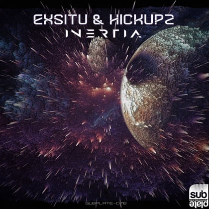 Inertia album by Hickupz - Drum and Bass Cover Art