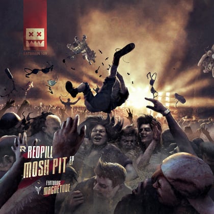 Mosh Pit EP album by Redpill - Drum and Bass Cover Art