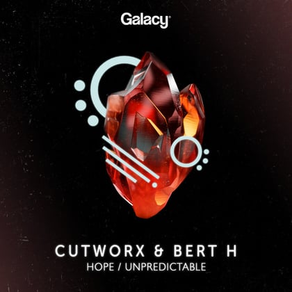 Hope / Unpredictable album by Safire, Cutworx & Bert H - Drum and Bass Cover Art
