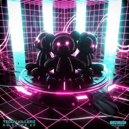 No Sleep album by Teddy Killerz - Drum and Bass Cover Art