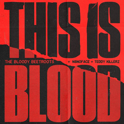 This is Blood album by Teddy Killerz - Drum and Bass Cover Art