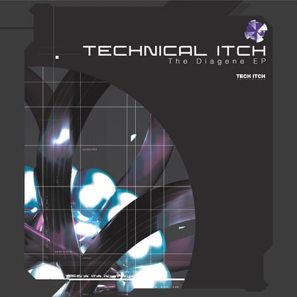 The Diagene EP album by Technical Itch - Drum and Bass Cover Art