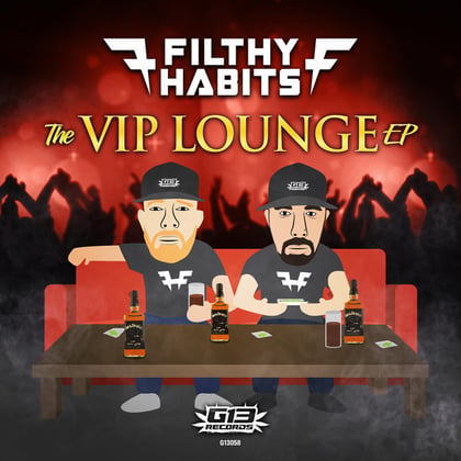 The VIP Lounge EP album by Jayline & Filthy Habits - Drum and Bass Cover Art