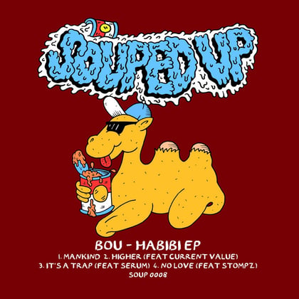 Habibi album by Bru-C & Bou - Drum and Bass Cover Art