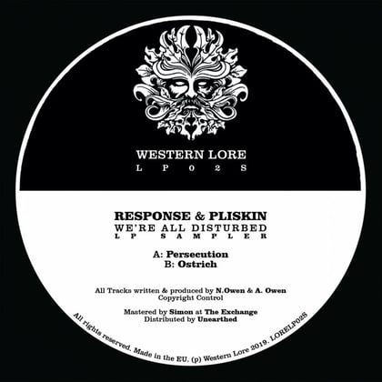 We're All Disturbed (Lp Sampler) album by Response & Pliskin - Drum and Bass Cover Art