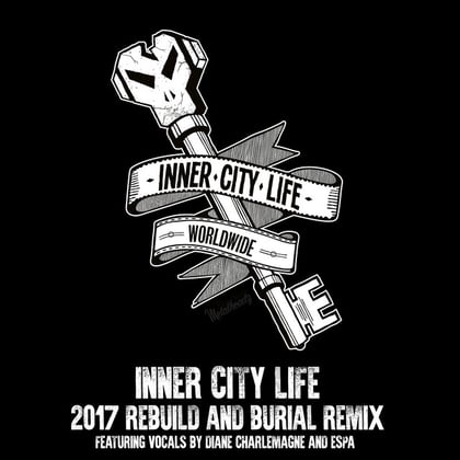 Inner City Life 2017 album by Goldie - Drum and Bass Cover Art