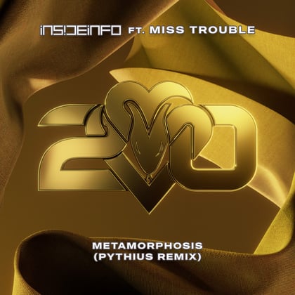 Metamorphosis (Pythius Remix) album by InsideInfo, Pythius & Miss Trouble - Drum and Bass Cover Art