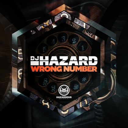 Wrong Number album by DJ Hazard - Drum and Bass Cover Art
