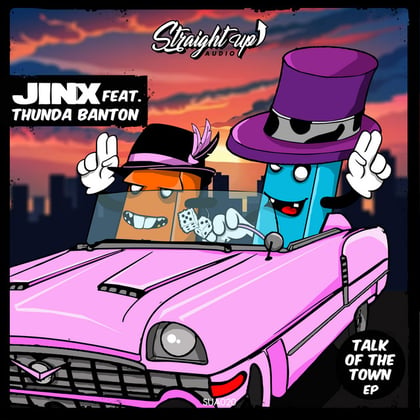 Talk Of The Town album by Jinx - Drum and Bass Cover Art