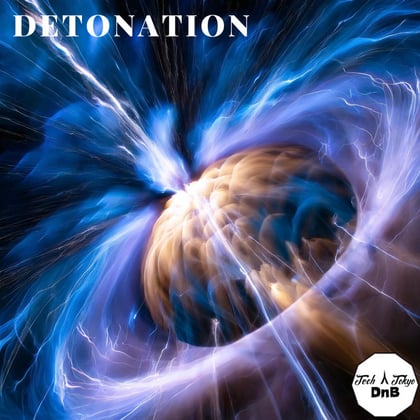 Detonation album by KOKUZE - Drum and Bass Cover Art