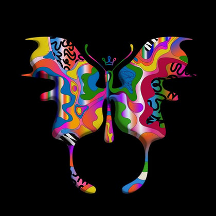Butterflies [Zoro Remix] album by Gardna - Drum and Bass Cover Art