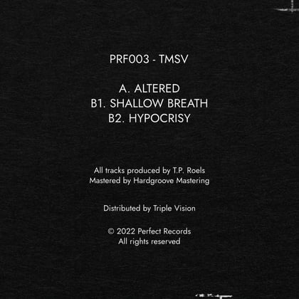 Altered / Shallow Breath / Hypocrisy album by TMSV - Drum and Bass Cover Art