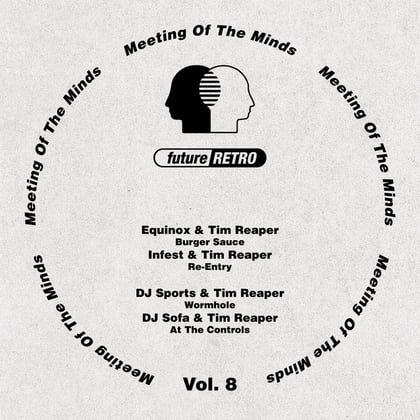 Meeting Of The Minds, Vol. 8 album by Fracture & Tim Reaper - Drum and Bass Cover Art
