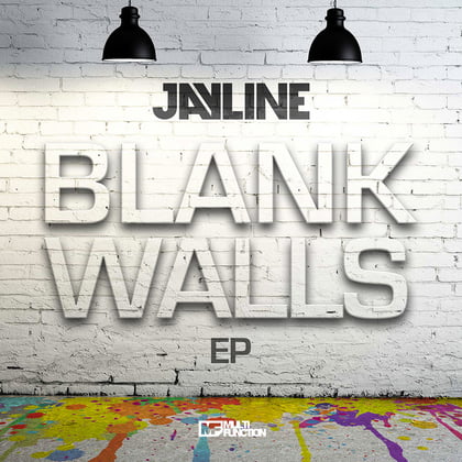 Blank Walls album by Jayline - Drum and Bass Cover Art