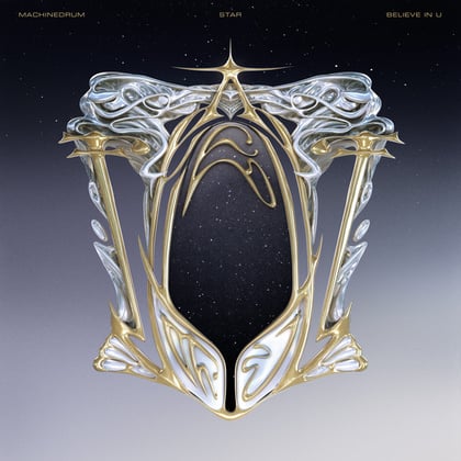 Star / Believe In U album by Machinedrum - Drum and Bass Cover Art