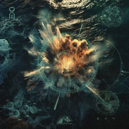 Depth Charge VIP album by Annix - Drum and Bass Cover Art