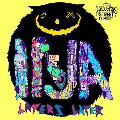 Laters Later album by Inja - Drum and Bass Cover Art