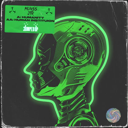 Humanity / Human Institution album by MONSS & JTR - Drum and Bass Cover Art