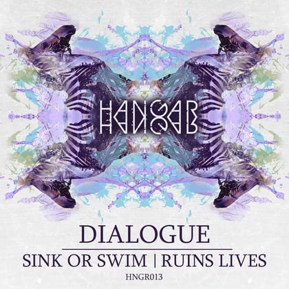 Sink or Swim / Ruins Lives album by Dialogue - Drum and Bass Cover Art