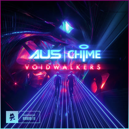 Voidwalkers album by BOP, Au5 & Chime - Drum and Bass Cover Art
