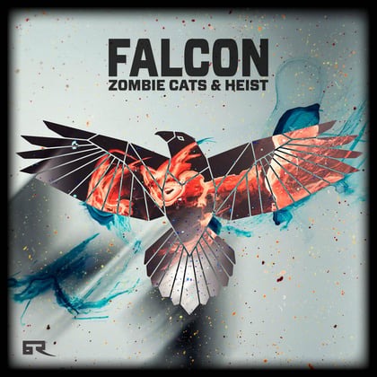 Falcon album by Spaow, Zero G, Zombie Cats & Heist - Drum and Bass Cover Art