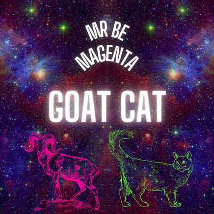 Goat Cat album by Magenta & Mr BE - Drum and Bass Cover Art