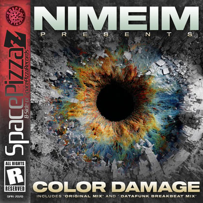 Color Damage album by Nimeim - Drum and Bass Cover Art