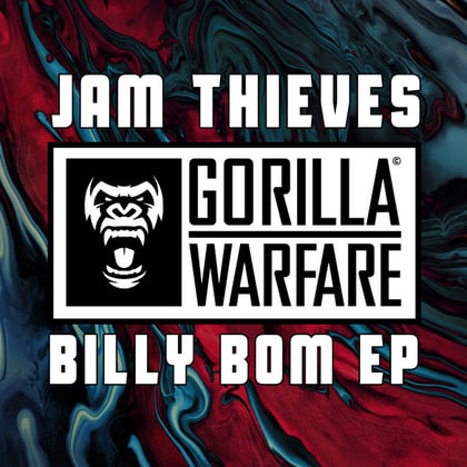 Billy Bom EP album by Jam Thieves - Drum and Bass Cover Art