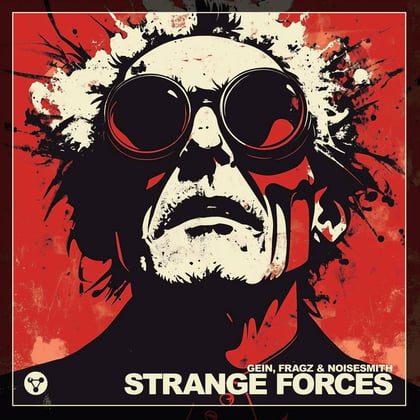 Strange Forces album by Gein - Drum and Bass Cover Art