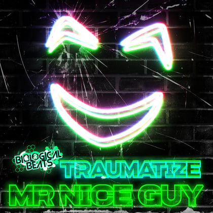 Mr Nice Guy album by Traumatize - Drum and Bass Cover Art