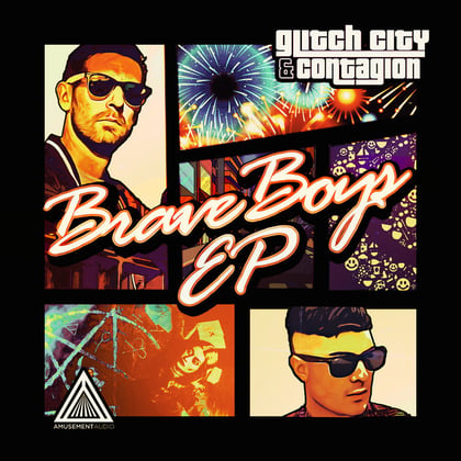 Brave Boys EP album by Glitch City - Drum and Bass Cover Art