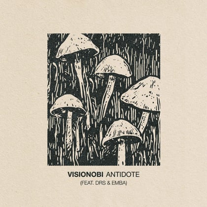 Antidote album by DRS, Emba & Visionobi - Drum and Bass Cover Art