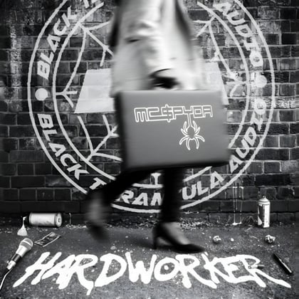 Hardworker album by MC Spyda - Drum and Bass Cover Art