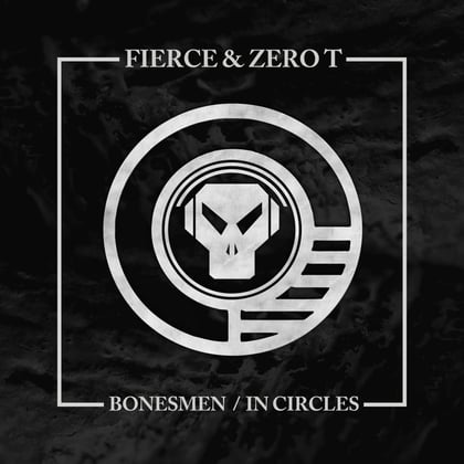 Bonesmen / In Circles album by Zero T & Fierce - Drum and Bass Cover Art