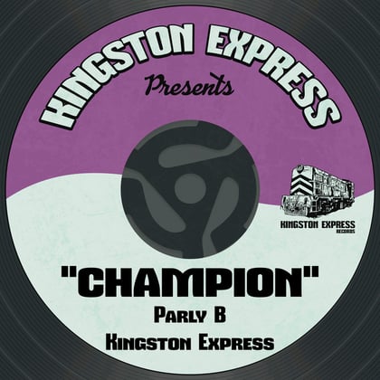 Champion album by Parly B - Drum and Bass Cover Art